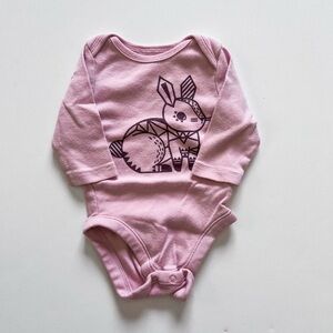 Old Navy Pink Bunny Bodysuit - 3 Months